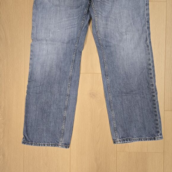 Levis 559 Jeans Mens Sz 38x32 Blue Straight Denim Med Wash 100% Cotton - Picture 6 of 12